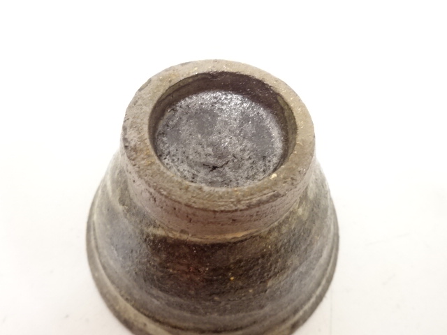  壺屋焼　人間国宝　金城次郎造　魚文　花瓶